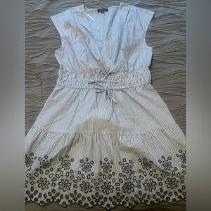 Rachel Zoe Blue and White Striped Dress